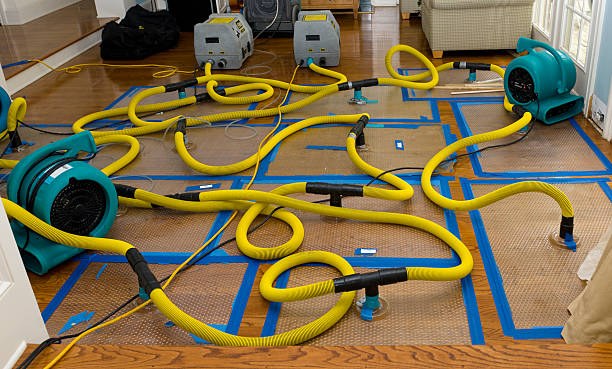 Professional Flood Damage Restoration technician working in Travelers Rest, SC